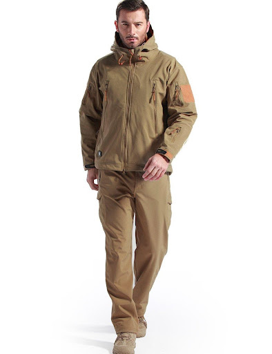 Fleece trekking dress for men