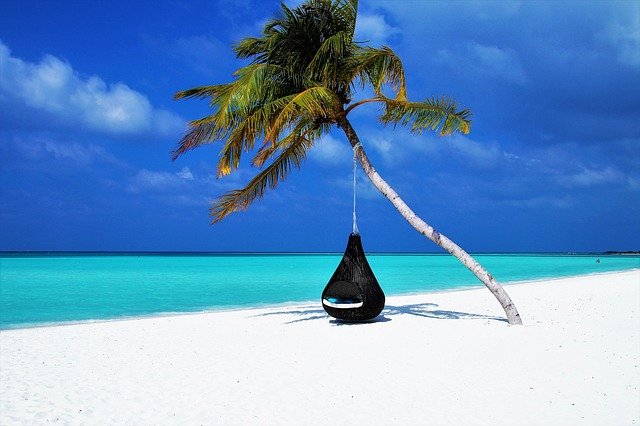 Male Island beach in Maldives, one of the places to visit in Maldives