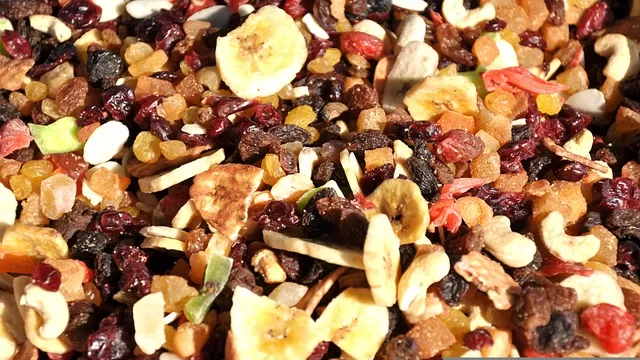 dried fruits are great road trip food ideas